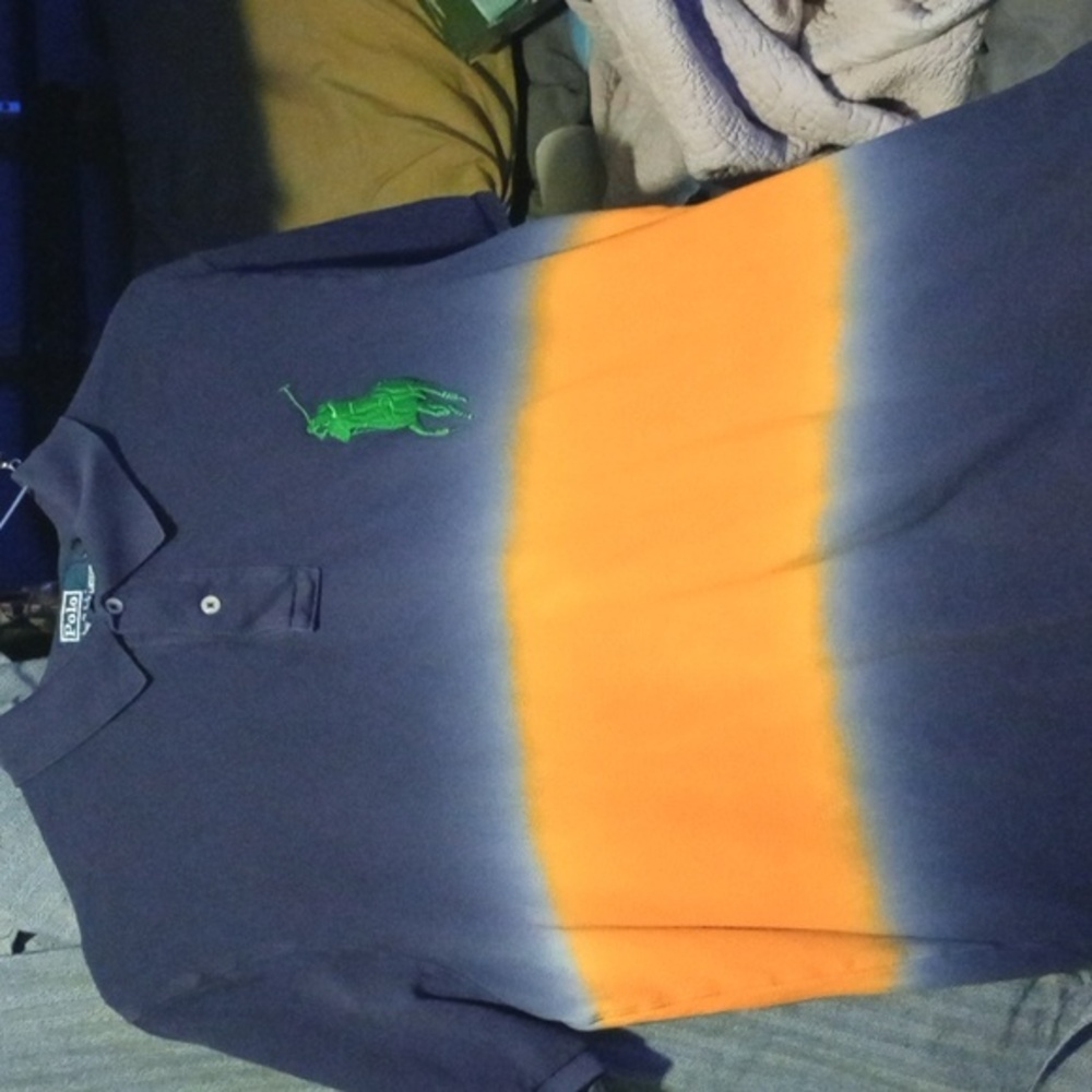 Polo By Ralph Lauren, Big Pony Men's,Large, Tie-dye, Short Sleeve, Gently Used - Picture 5 of 8